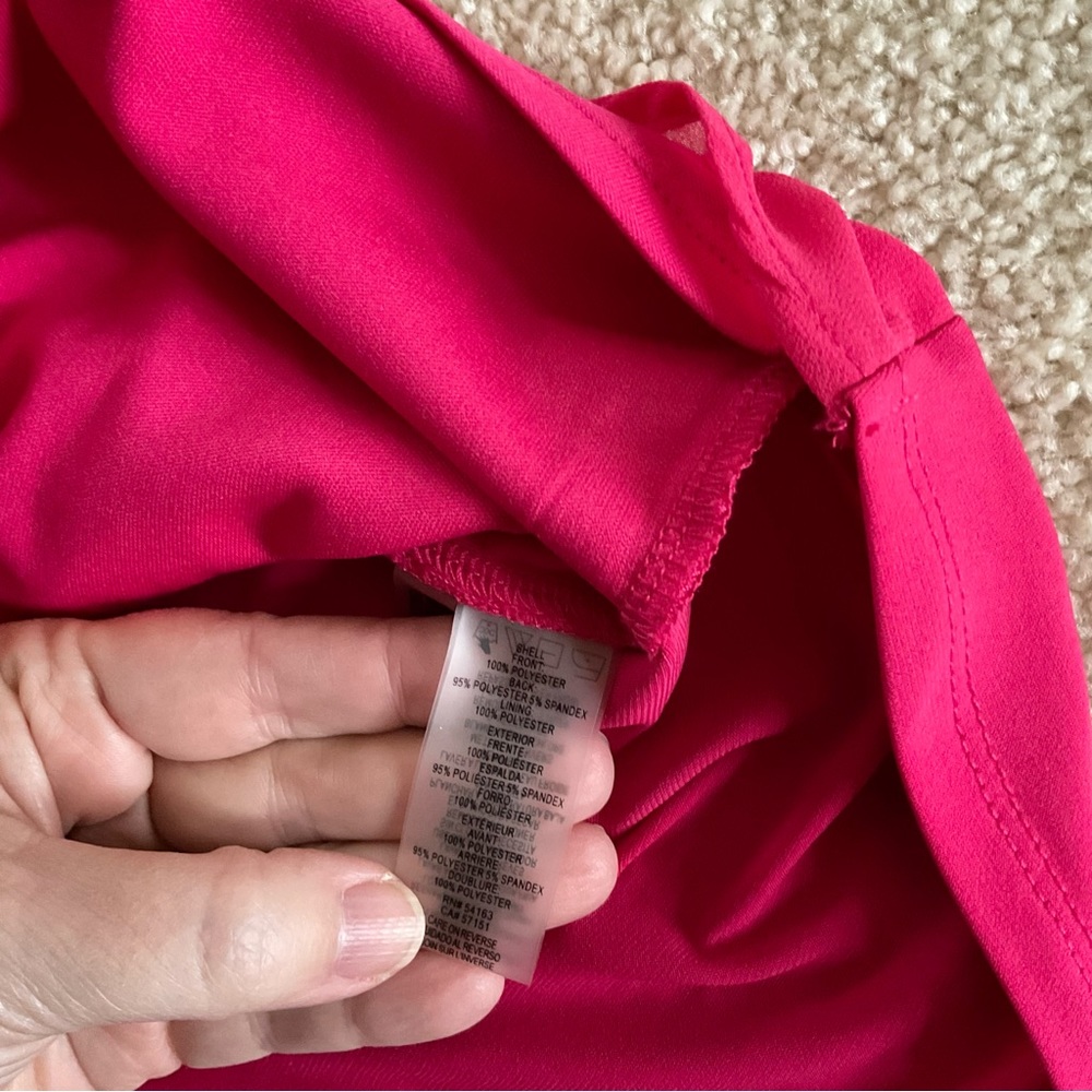Calvin Klein Pink Sleeveless Blouse, Medium - Picture 6 of 8